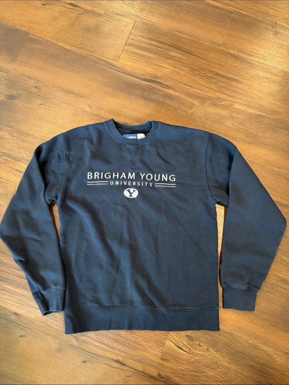 Gear for Sports Big Cotton Brigham Young University (BYU) Crewneck Sweatshirt